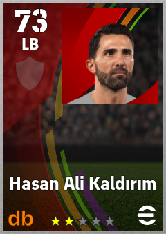 Hasan Ali Kaldırım — LB, OVR 73, MAX 73