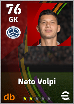 Neto Volpi — GK, OVR 76, MAX 76