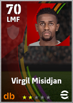 Virgil Misidjan eFootball player card