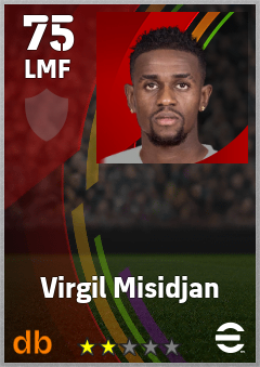 Virgil Misidjan eFootball player card
