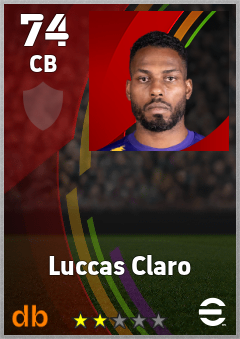 Luccas Claro eFootball player card