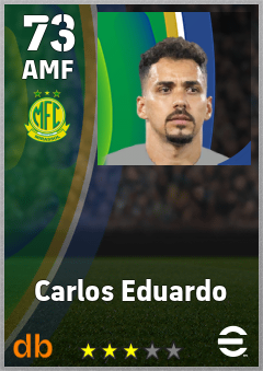 Carlos Eduardo — AMF, OVR 73, MAX 73