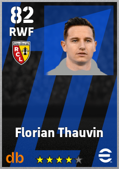 Florian Thauvin — RWF, OVR 82, MAX 82