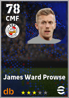 James Ward Prowse — CMF, OVR 78, MAX 86