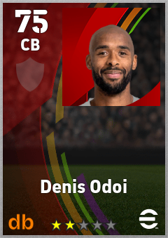 Denis Odoi — CB, OVR 75, MAX 75