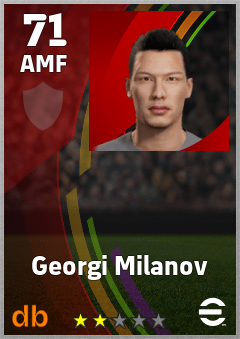 Georgi Milanov — AMF, OVR 71, MAX 71