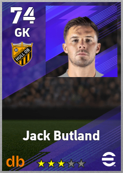 Jack Butland — GK, OVR 74, MAX 74