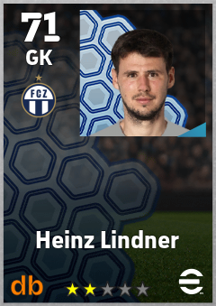 Heinz Lindner eFootball player card
