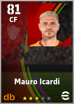 Mauro Icardi eFootball player card