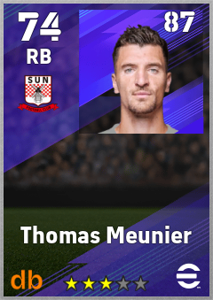 Thomas Meunier eFootball player card