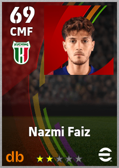 Nazmi Faiz eFootball player card