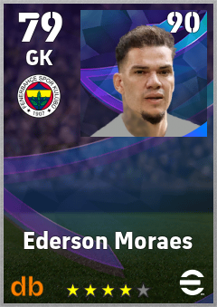 Ederson Moraes eFootball player card