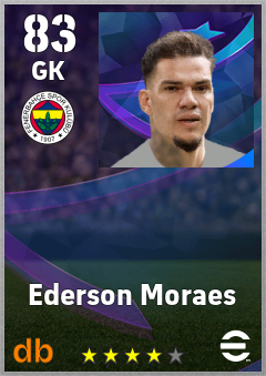 Ederson Moraes eFootball player card