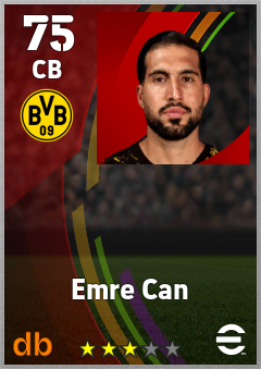 Emre Can eFootball player card