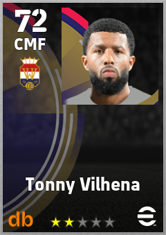 Tonny Vilhena — CMF, OVR 72, MAX 72