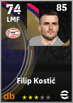 Filip Kostić eFootball player card