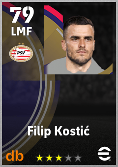 Filip Kostić eFootball player card
