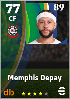 Memphis Depay eFootball player card