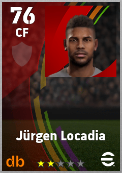Jürgen Locadia eFootball player card