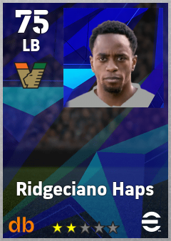 Ridgeciano Haps eFootball player card