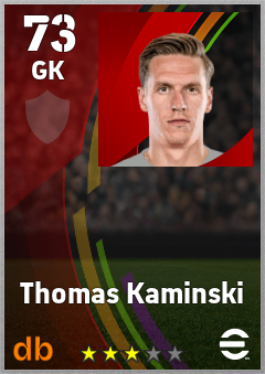 Thomas Kaminski eFootball player card