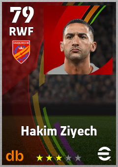 Hakim Ziyech eFootball player card
