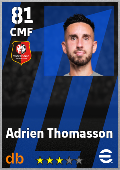 Adrien Thomasson — CMF, OVR 81, MAX 89