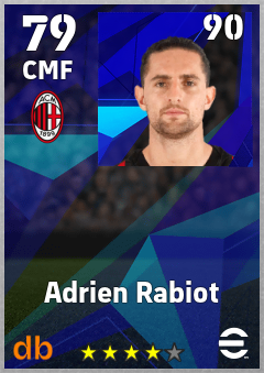 Adrien Rabiot eFootball player card