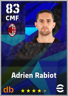 Adrien Rabiot eFootball player card