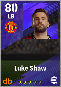 Luke Shaw eFootball player card