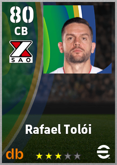 Rafael Tolói eFootball player card