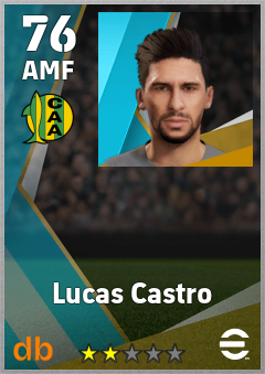 Lucas Castro — AMF, OVR 76, MAX 76