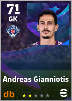 Andreas Gianniotis eFootball player card
