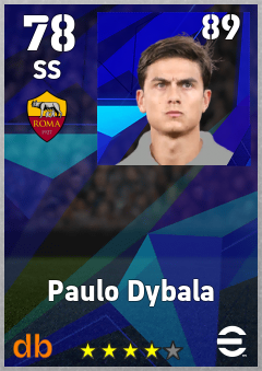 Paulo Dybala eFootball player card