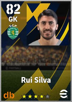 Rui Silva — GK, OVR 82, MAX 90