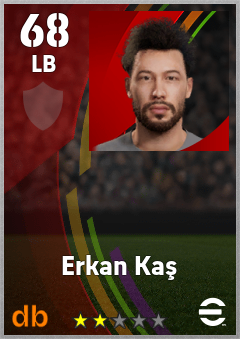 Erkan Kaş — LB, OVR 68, MAX 68