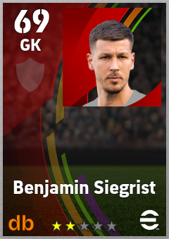 Benjamin Siegrist eFootball player card