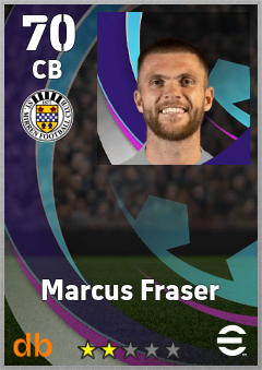 Marcus Fraser — CB, OVR 70, MAX 70