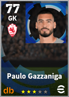 Paulo Gazzaniga eFootball player card