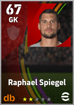 Raphael Spiegel eFootball player card