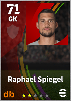 Raphael Spiegel eFootball player card