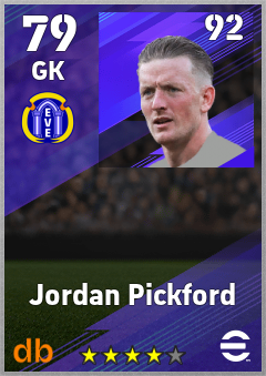 Jordan Pickford eFootball player card