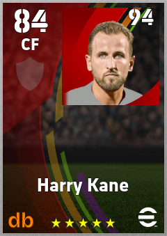 Harry Kane eFootball player card