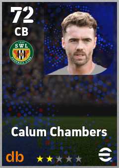 Calum Chambers — CB, OVR 72, MAX 72