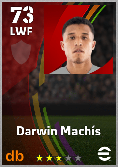 Darwin Machís eFootball player card