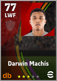 Darwin Machís eFootball player card