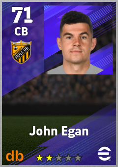 John Egan eFootball player card