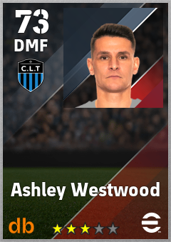 Ashley Westwood — DMF, OVR 73, MAX 73