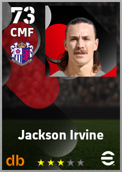 Jackson Irvine eFootball player card