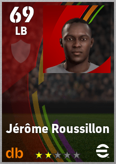 Jérôme Roussillon eFootball player card